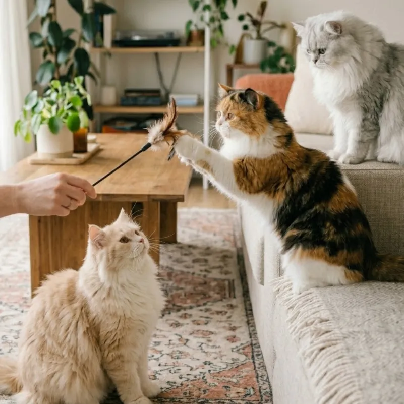 Kak Dinda & Polly, Molly, Nonny si kucing Persia